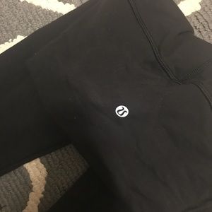 Black Lululemon High Rise Wunder Under